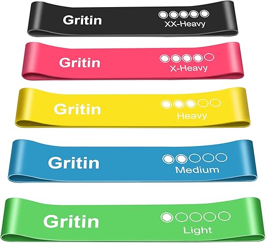 Gritin Resistance Bands (Set of 5)
