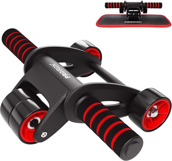 PROIRON Foldable 4-Wheel Ab Roller