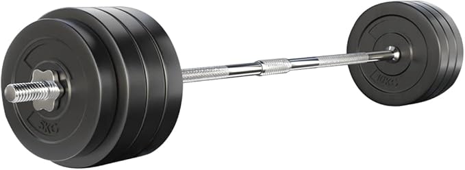 Everfit 78kg Barbell Set (168cm Bar + Plates)